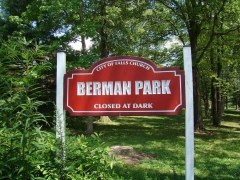 FC Parks – Berman Park sign