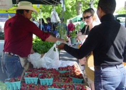 Farmers Market strawberries