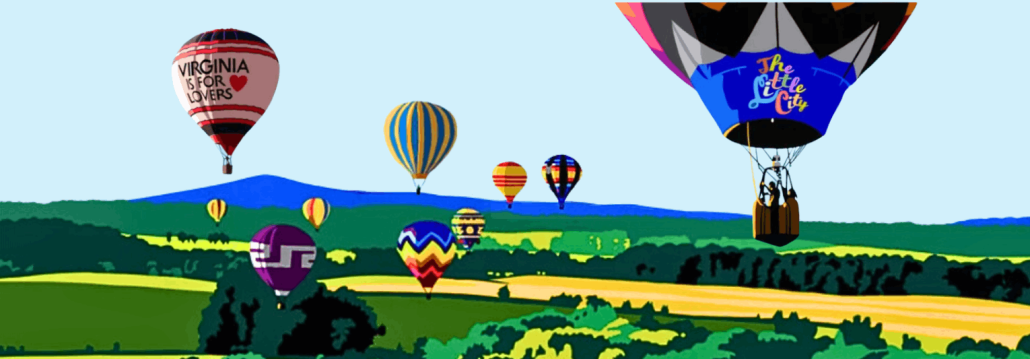 Art Walk - Mr.-Browns-Balloon mural Up, Up and Away Mural located at Mr. Brown's Park