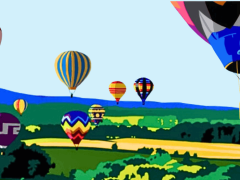 Up, Up and Away Mural located at Mr. Brown's Park