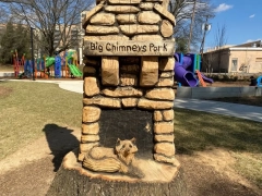 Art Walk – The Story of Big Chimneys Historical Marker & playground